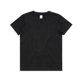 YOUTH TEE BLACK SIZE 8